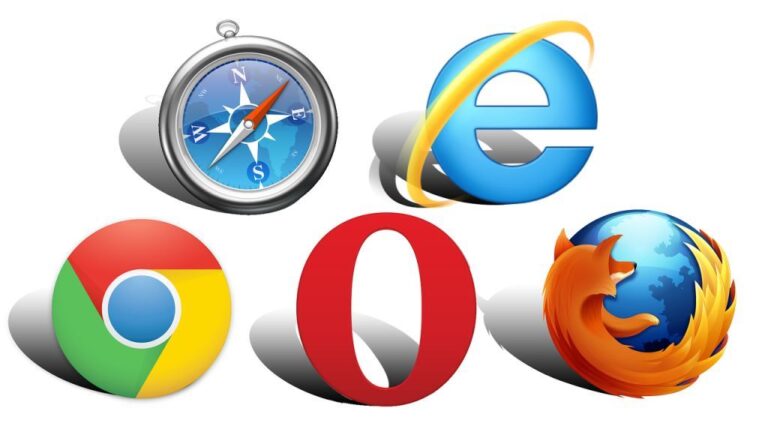 Functions and features of a web browser